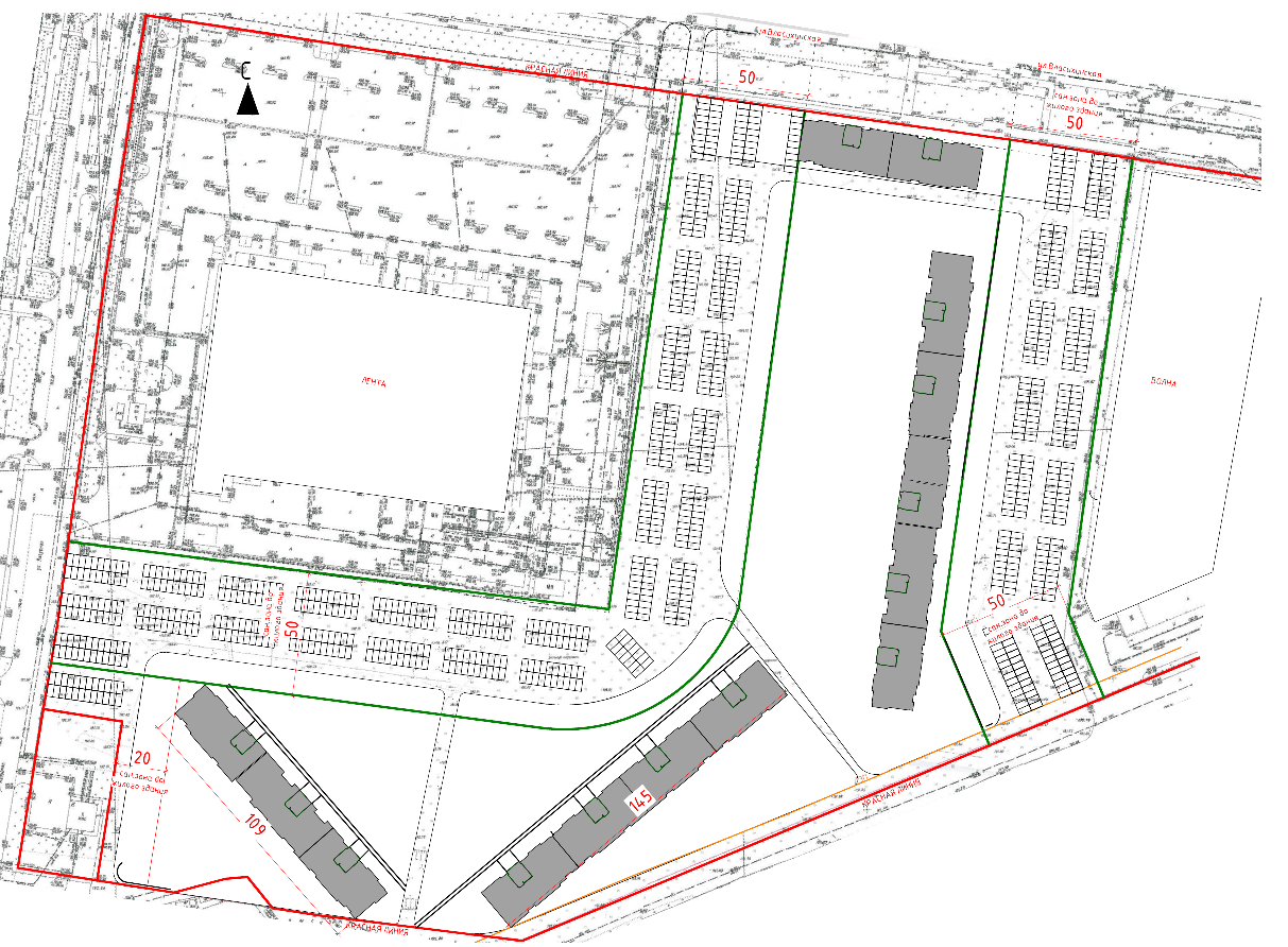 Барнаульцы обсуждают Сети всплывший проект жилого комплекса между Лентой Волной