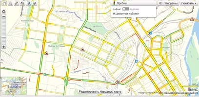 Участки ремонтных работ на дорогах Барнаула
