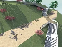 «Лестница Деринга»: барнаульский архитектор показал альтернативную дорогу в Нагорный парк