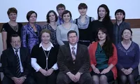 Кафедра трудового, экологического права и гражданского процесса. Наталья Карлова - вторая слева в нижнем ряду
