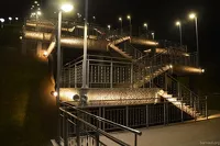 Барнаульцы признали иллюминацию лестницы в Нагорный парк новым объектом притяжения