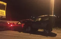 Задремавший водитель «КамАЗа» смял несколько автомобилей по дороге из Барнаула в Новосибирск