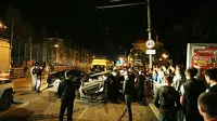 Ночная авария на проспекте Ленина