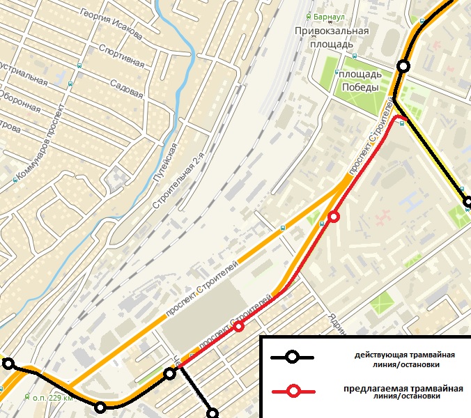 Операция перемычка общественники возродили идею строительства трамвайной линии барнаульском проспекте