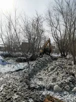 Барнаульцы обеспокоены возможностью подтопления домов водами вышедшей из берегов Пивоварки