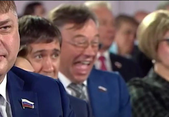 Лидер алтайских эсеров Александр Терентьев объяснил свой смех оглашении послания Владимира Путина