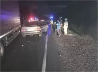Автомобильная авария с грузовиком и тремя трупами произошла на ночной алтайской трассе