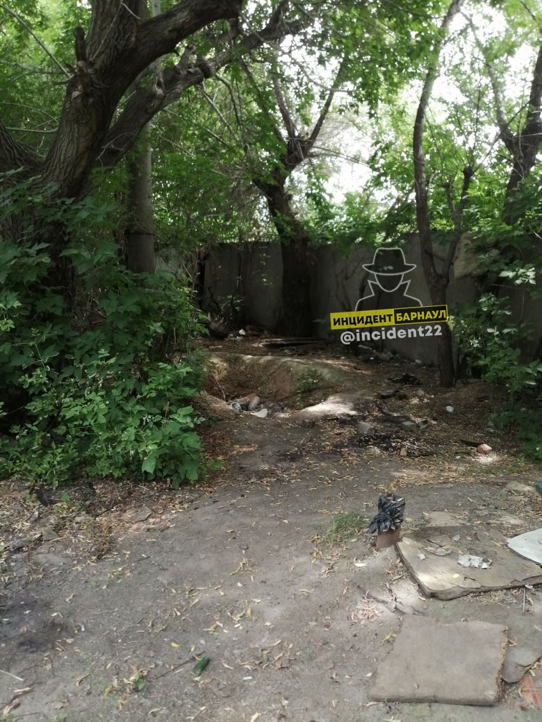 Барнаульцы обнаружили здания детского сада пепелище останками младенца