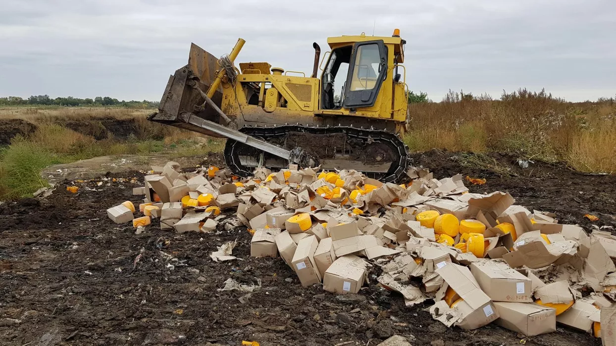 Таможня давит добро: в Алтайском крае за 2021 год уничтожили около 4 тонн «санкционки»