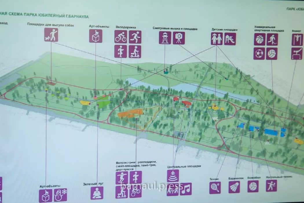 В мэрии Барнаула назвали цену первого этапа возрождения Юбилейного парка
