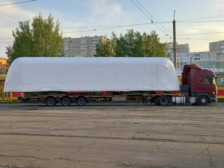 Первый белорусский трамвай из 10 добрался до Барнаула