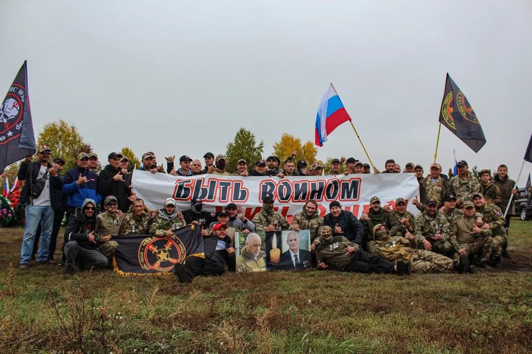 Алтайские вагнеровцы собрались на 40-й день с момента гибели своих предводителей