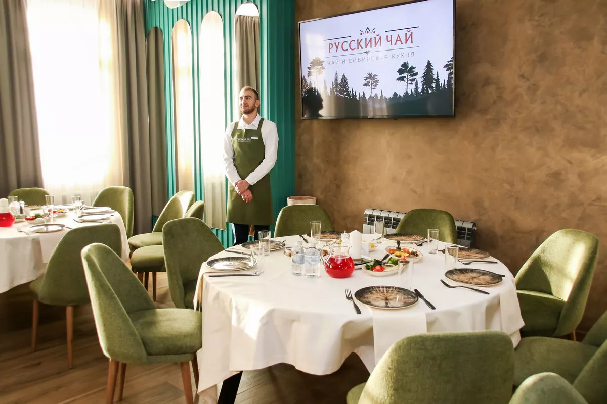 торжественное открытие ресторана сибирской кухни и чая «Русский чай»
