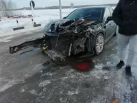 Авто пострадало не так сильно, как могло бы
