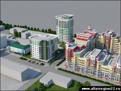 Из бюджета Алтайского края окажут финансовую поддержку
застройщику крупного элитного жилого комплекса в центре Барнаула.