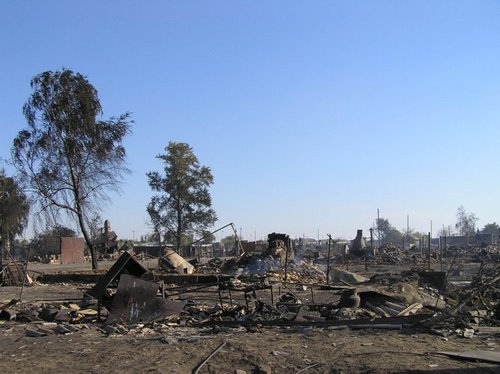 Алтайское село Николаевка после пожара. Фоторепортаж.