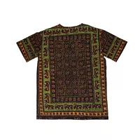 Канадский бренд продает рубашки с орнаментом Пазырыкской культуры Алтая