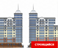 В историческом центре Барнаула начали строить жилую высотку со стеклянными башнями