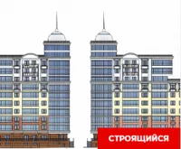 В историческом центре Барнаула начали строить жилую высотку со стеклянными башнями