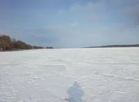 Озеро Большое Островное зимой