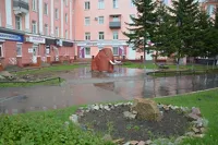 Скульптура "Мамонтенок" в Барнауле