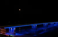 Ночная подсветка Нового моста