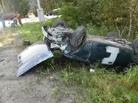Пострадавший в аварии «ВАЗ-21043»