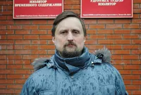 Сергей Михайлов на выходе из ИВС