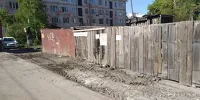 Регоператор очистил территорию на Радищева