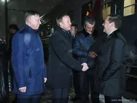 Виктор Томенко встречает Дмитрия Медведева