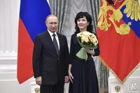 Лидия Михеева с президентом
