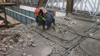 Работы на Старом мосту