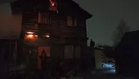 Пожар на улице Рубцовской