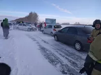На въезде в Белокуриху произошло массовое ДТП