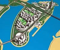 Жилой и административно-деловой комплексы на острове Помазкин. Проект 2007 года, архитектурная мастерская «Градо»