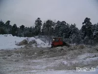 «Снежная свалка» близ барнаульской Пивоварки поставила экологов в тупик