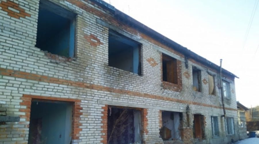 Аварийный дом в Боровом