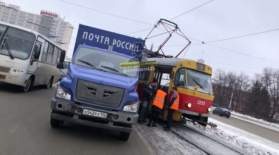 Снимок с места ДТП