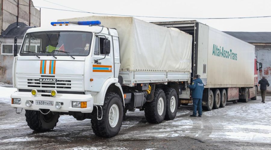 Власти Алтайского края рассказали о сборе гуманитарной помощи для жителей Донбасса и военнослужащих<span style=
