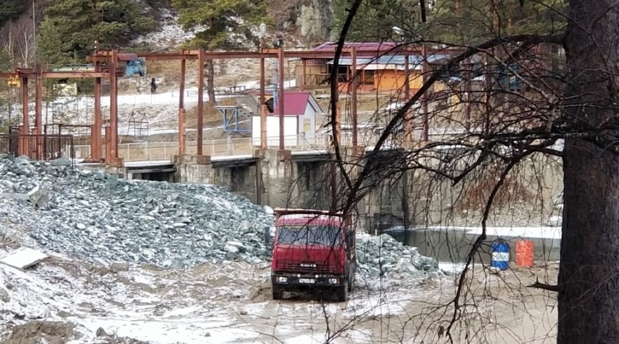 Процесс реконструкции Чемальской ГЭС