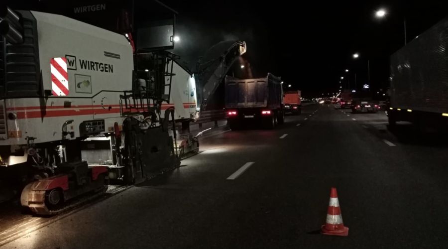 На Новом мосту в Барнауле начали дорожный ремонт за 22 млн рублей