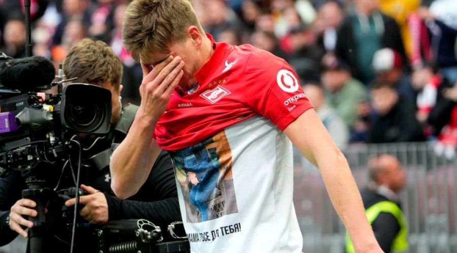 Уроженец Барнаула Александр Соболев стал лучшим игроком финального матча Кубка России по футболу