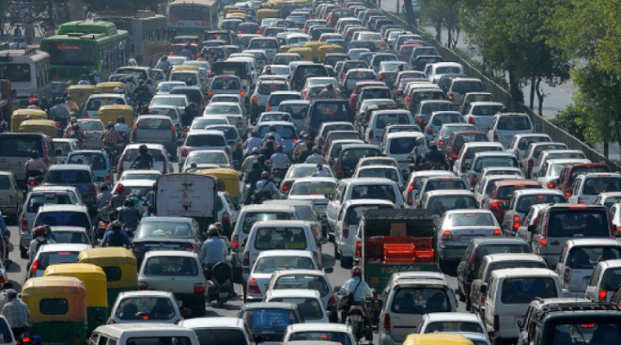 Дорожная пробка. Фото иллюстративное