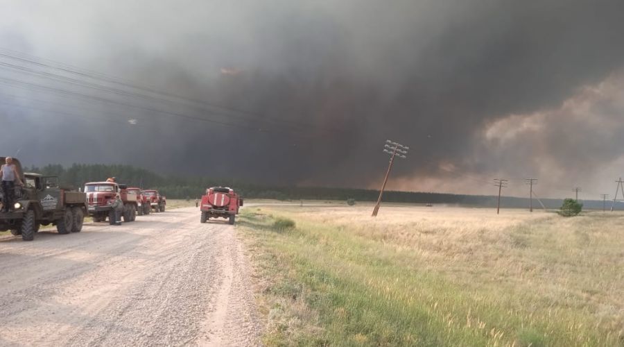 Алтайские власти назвали фейком сообщения о нехватке ресурсов для борьбы с лесным пожаром в Угловском районе