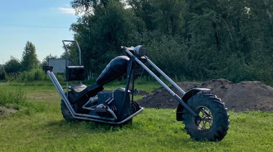 Мэрия Барнаула рассказала о новом пляжном «стойле» для громадного байка