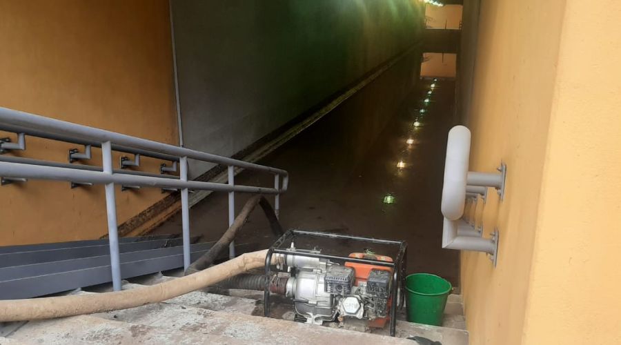 Упрдор «Алтай» ищет причины подтопления пешеходной «переправы» после ремонта на «Чуйском тракте»