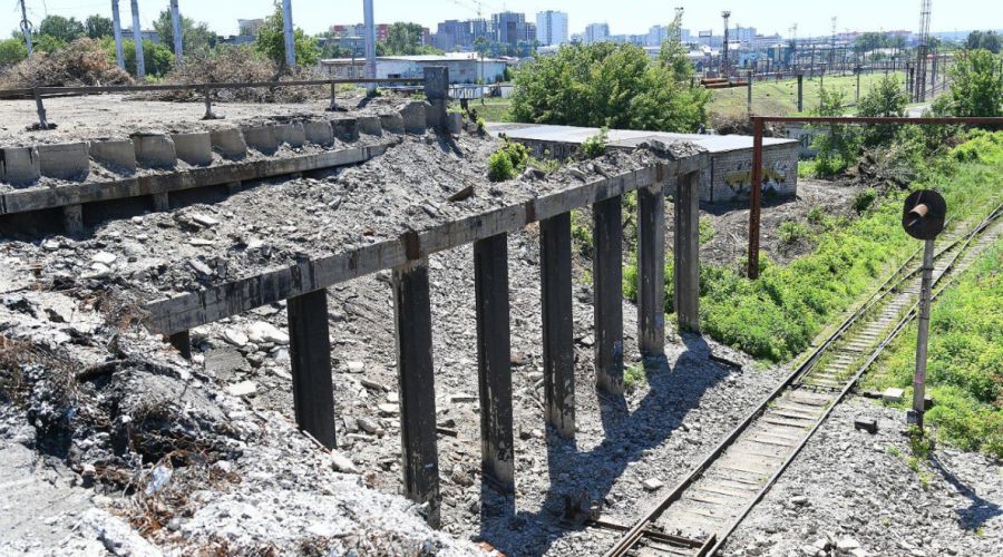 Мэрия Барнаула рассказала о ходе демонтажа моста на проспекте Ленина