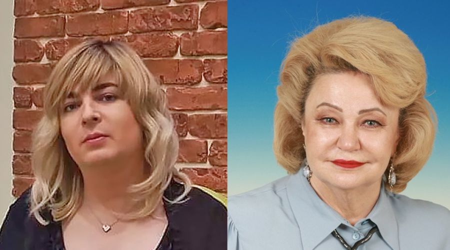 Юлия Алешина (слева) и Нина Останина (справа)