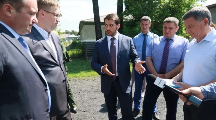 Александр Прокопьев в селе Боровиха. 2019 год