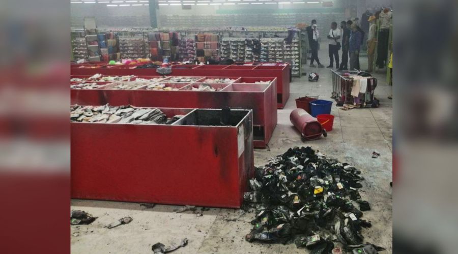 Стражи порядка задержали подозреваемого в поджоге барнаульского ТЦ